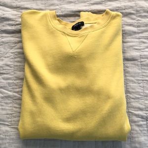 lemon yellow unisex crew neck